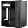 Корпус Prologix E124 Black 400W: Матеріал передній панелі пластик
