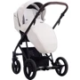 Детская коляска 2 в 1 Bebetto Flavio PRO 01 white, 100% Эко-кожа, (503.12.21.P01): Ширина шасси 61