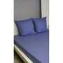 Простирадло LightHouse Sateen Stripe Blue Navy на гумці страйп-сатин 180х200+25см (603760)