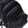 Мужская сумка-слинг Keizer черная (K13035-black): Фактура Матовая, Зернистая