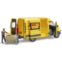 Автомобиль Bruder MB Sprinter курьер DHL с фигуркой (02671)