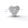 Вибратор Mystim Heart´s Desire White