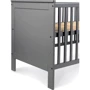 Детская кроватка Klups IWO 140х70 см с перегородкой серая