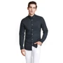 Рубашка H&M 4005314 48 синяя с длинным рукавом