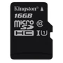 Карта памяти Kingston 16GB microSDHC Class 10 UHS-I U1 + adapter (SDCS/16GB): Тип карты microSDHC