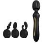 Kama Sutra Bhangra Full Body Massager - унивесальный вибромассажер со сменными насадками, черный