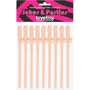 Трубочки для напоїв LoveToy Jokes&Parties Original Willy Straws Flesh, 9 шт.