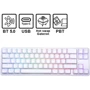 Клавіатура Hator Skyfall Hex Gateron Clear USB / Bluetooth ENG White (HTK-620): Підключення бездротове