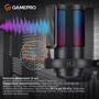 Мікрофон Gamepro UGM105B Black: Тип перетворювача Конденсаторный