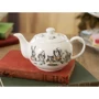 Чайник заварочный V&A Alice in Wonderland фарфоровый 14х13х11 см (VA5200017): Цвет белый