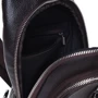 Мужская сумка-слинг Borsa Leather коричневая (K16603-brown): Стиль Повседневный (Casual)