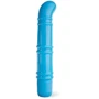 Силиконовый вибратор FanZone Monochrome Blue, 19x4,3 см