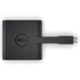 Адаптер Dell Adapter DA200 USB-C to HDMI+VGA+Ethernet+USB 3.0 Black (470-ABRY)