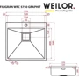 Weilor FILIGRAN WRC 5750 GRAPHIT: Габариты чаши (ШxГxВ), см 52/40/20