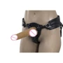 Фаллоимитатор с пульсацией Naked ADDICTION Dominic 9″ Caramel, пульт ДУ, диаметр 4,2 см