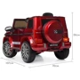 Дитячий електромобіль Джип Bambi Racer Mercedes-Benz, червоний (M 4179EBLRS-3): Максимальне навантаження, кг 25