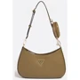 Женская сумка хобо GUESS ALEXIE TOP ZIP SHOULDER BAG оливковая (HWVG8416180-OLV)