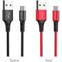 Кабель Borofone USB Cable to Micro USB Enjoy 1m Red (BX20): Тип USB-C - microUSB