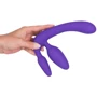 Безремневой страпон Triple Teaser Strapless Strap-On Purple