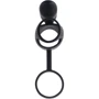 Насадка на пенис с вибрацией Toyfa Black&Red Vibrating Cage Black