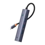 Адаптер Baseus Adapter UltraJoy Series USB-C to HDMI+3xUSB3.0+PD+RJ45 Gray (B00052802811-00): Інтерфейс підключення USB-C