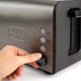 Тостер Black+Decker BXTO1000E: Мощность 1000 Вт