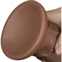 Реалистичный вибратор LoveToy Realistic Chubby Vibrating Dildo Brown 10.5''