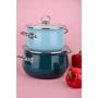 Кастрюля Infinity Turquoisw Blue SCE-P652 люкс 20 см 3.7 л (6667311) фото 5