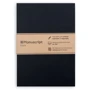 Скетчбук Manuscript Books Black с открытым переплетом