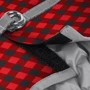 Шлея WAUDOG с QR-паспортом, рисунок "Шотландка красная" 24-27 см красная (2980) фото 2