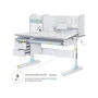 Детский стол Mealux Hamilton Multicolor PN с полкой (ВD-680 W/G MC+PN с полкой)