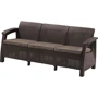Софа Allibert Corfu love seat max коричневая (3253929120770)