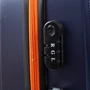 Чемодан Rogal большой темно-синий (RGL663L-dark-blue-orange): Тип ручки Телескопическая ручка, Короткая ручка