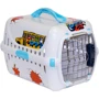 Переноска для котов и собак Moderna Trendy Runner Graffiti Street с металлической дверцей и замком IATA 51x31x34см: Цвет оранжевый