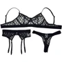 Эротический комплект NDS S19103IBK Black (M, L, ХL) (23688)