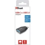Адаптер Trust Adapter USB-C to USB Black (22627): Колір чорний