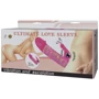 Удлиняющая насадка с вибрацией и стимулятором клитора Ultimate Love Sleeve, BI-026201A