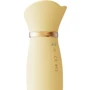 Вибратор с подогревом и вакуумной стимуляцией клитора Zalo - ROSE Vibrator Lemon Yellow
