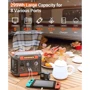 Зарядна станція FlashFish P66 288Wh 260W: Роз'єми для підзарядки Заряджання від сонячної панелі, Заряджання від мережі, Заряджання від автомобіля, DC-роз'єм