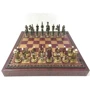 Шахматы Камелот, Эпоха возрождения ITALFAMA золото/бордо, 28x28 см, вес 3,5 кг (1972218GR)