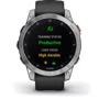 Смарт-часы Garmin Epix (Gen 2) Slate Steel (010-02582-01): Цвет ремешка серый