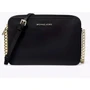Жіноча сумка крос боді Michael Kors JET SET LG EW CROSSBODY чорна (32S4GTVC3L001)