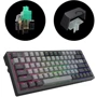 Клавиатура Dark Project KD83A PBT Mechanical Gateron Cap Teal Black (DP-KD-83A-004100-GTC): Тип клавиатуры игровая