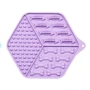Коврик-кормушка WahoPet licky mat силиконовый фиолетовый (WA00004)