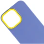 Чехол для iPhone Mobile Case TPU+PC Bichromatic Blue / Yellow for iPhone 13 Pro Max: Материалы поликарбонат и полиуретан