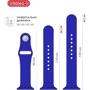 Аксесуар для Watch Intaleo Silicone Strap Blue для Apple Watch 42/44mm фото 6