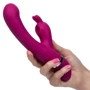 Вибратор-кролик California Exotic Novelties Foreplay Frenzy Bunny Kisser (розовый)