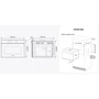 Духовой шкаф электрический Samsung NQ5B7993AAK: Размеры 45.6x59.5x57 см