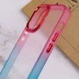 Чехол для iPhone TPU Case TPU+PC Fresh Sip Turquoise/Pink for iPhone 12 / 12 Pro: Тип чехла накладка на заднюю часть