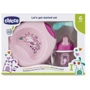 Набір дитячого посуду Chicco Meal Set 6 м+ рожевий (16200.11)